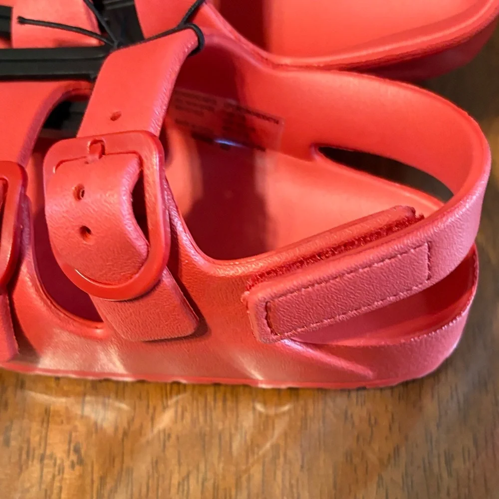 Wonder Nation Kids Bright Red Sandals